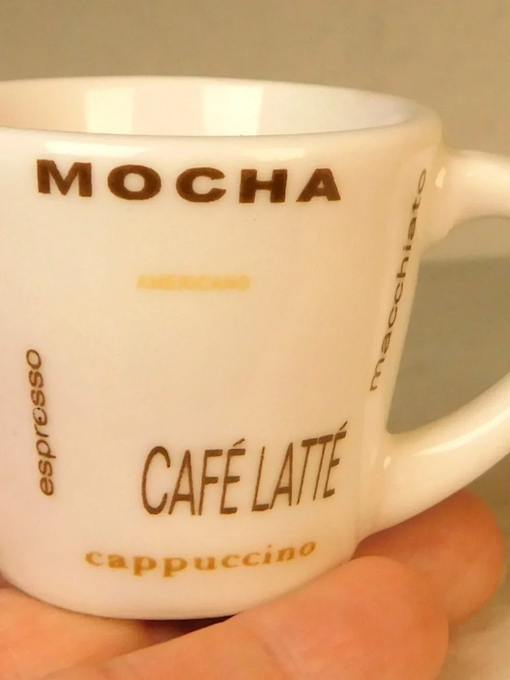 Mini Espresso 3 oz Cup w/Candle Coffee Cafe Latte Mocha Americano Mug Greenbrier